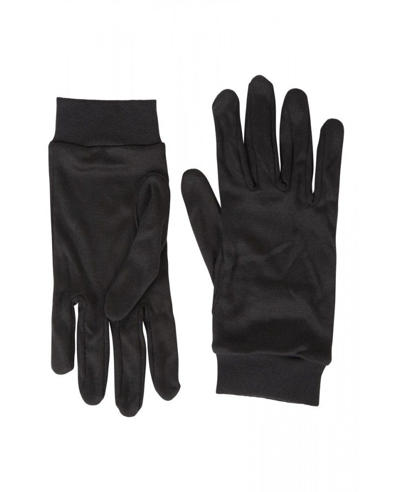 Silk Gloves Black $14.84 Accessories