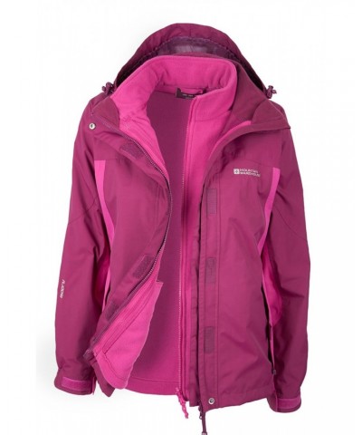 Storm Womens Waterproof 3 in 1 Jacket Pink $47.30 Jackets