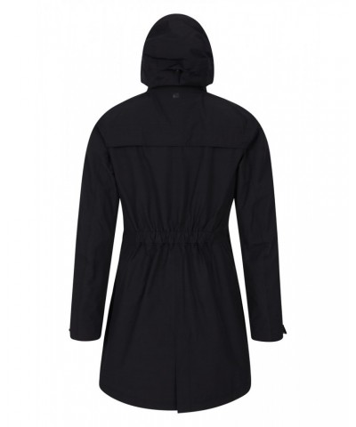 Cloud Burst Textured Womens Waterproof Jacket Black $36.00 Jackets