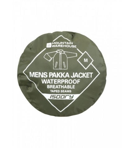 Pakka Mens Waterproof Jacket Khaki $14.35 Jackets