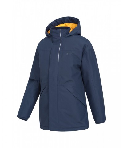 Forest Kids Longline Waterproof Jacket Navy $25.30 Jackets