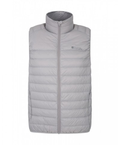 Mens Featherweight Down Vest Light Grey $22.79 Jackets