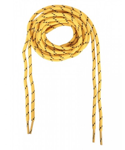 Round Fleck Laces Twin Pack Mustard $6.75 Footwear