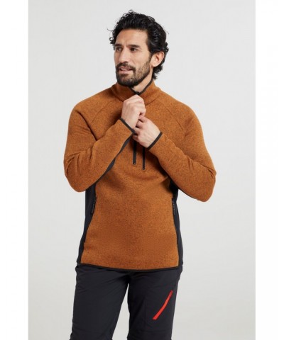 Treston Mens Half-Zip Fleece Mustard $22.94 Fleece