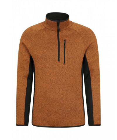 Treston Mens Half-Zip Fleece Mustard $22.94 Fleece