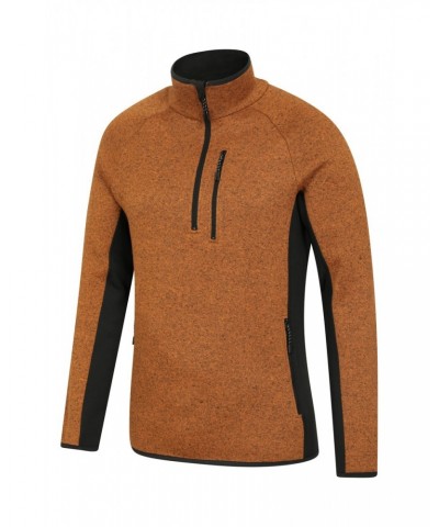 Treston Mens Half-Zip Fleece Mustard $22.94 Fleece