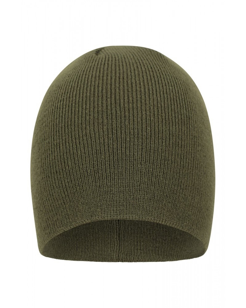 St Anton Mens Beanie Dark Green $10.06 Accessories