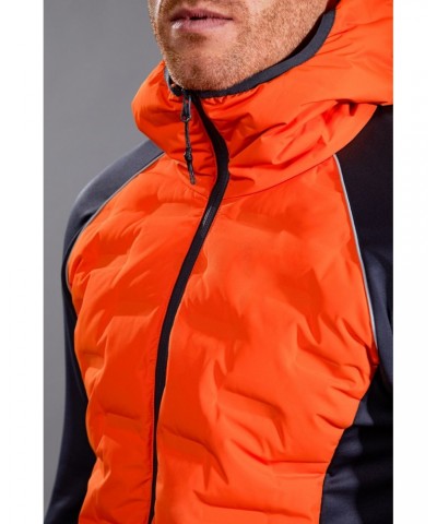 Ultra Nanga Mens Midlayer Jacket Orange $35.04 Active