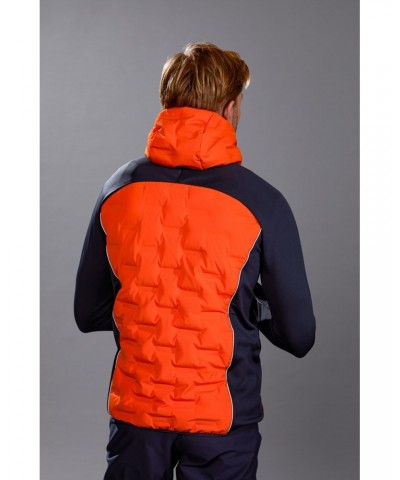 Ultra Nanga Mens Midlayer Jacket Orange $35.04 Active