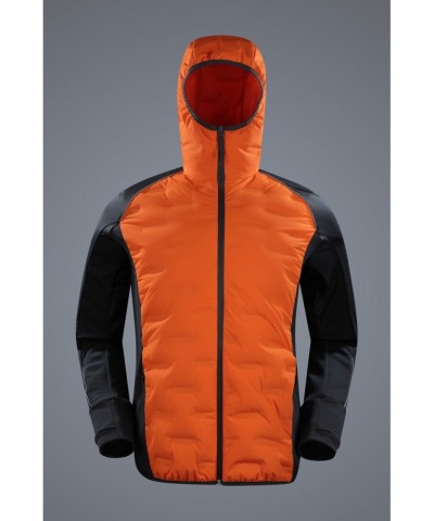 Ultra Nanga Mens Midlayer Jacket Orange $35.04 Active