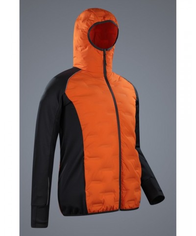 Ultra Nanga Mens Midlayer Jacket Orange $35.04 Active