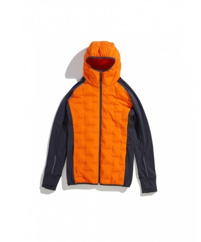 Ultra Nanga Mens Midlayer Jacket Orange $35.04 Active