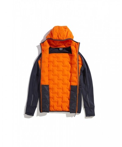 Ultra Nanga Mens Midlayer Jacket Orange $35.04 Active