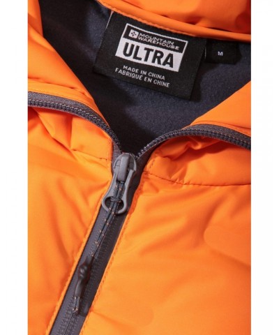 Ultra Nanga Mens Midlayer Jacket Orange $35.04 Active