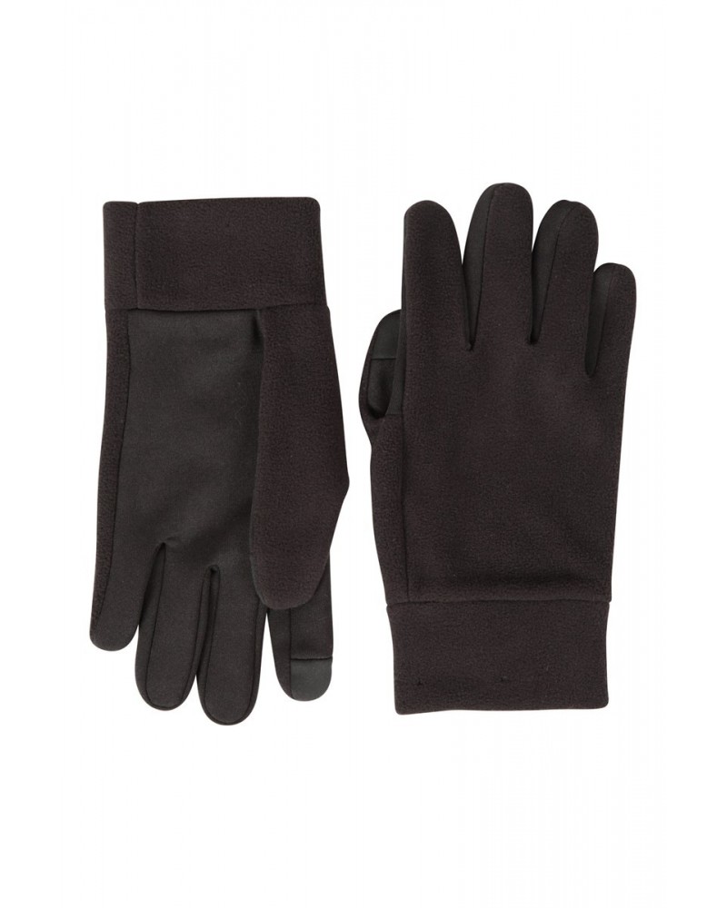 Mens Touchscreen Fleece Gloves Black $9.35 Accessories