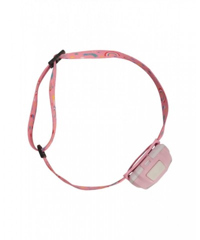 Kids Printed Headlamp Pink $11.19 Walking Equipment