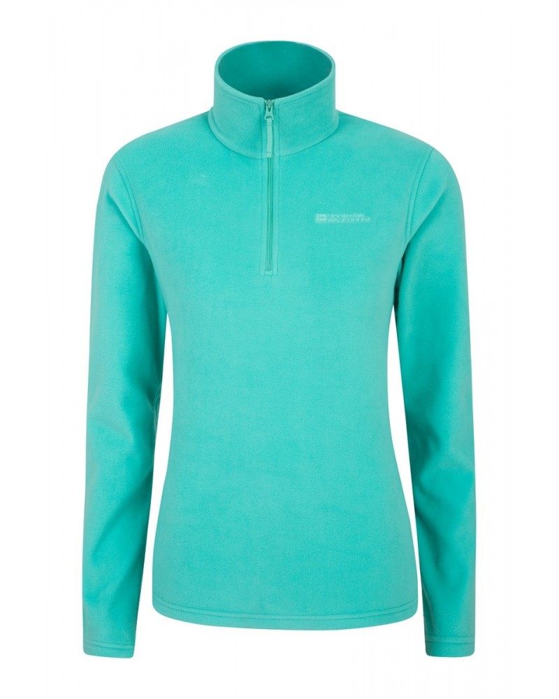 Camber Womens Half-Zip Fleece Teal $13.24 Fleece