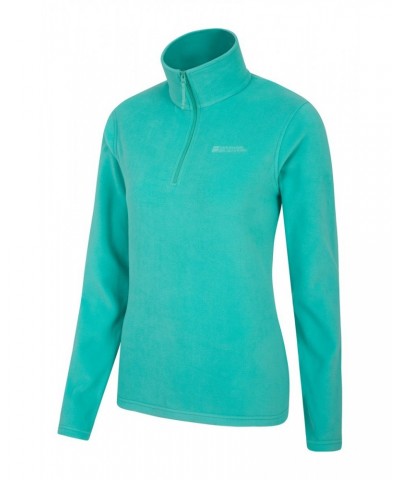 Camber Womens Half-Zip Fleece Teal $13.24 Fleece