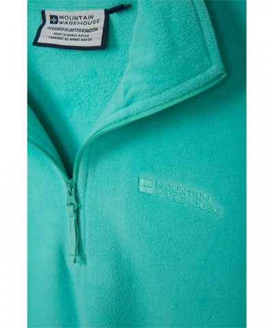 Camber Womens Half-Zip Fleece Teal $13.24 Fleece