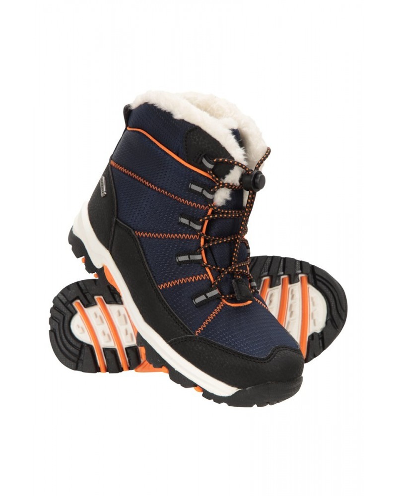 Comet Kids Waterproof Snow Boots Navy $30.73 Ski