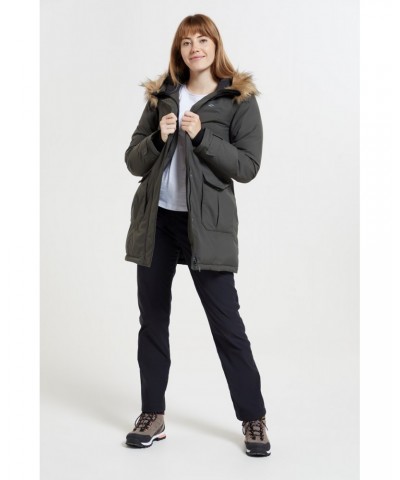 Aurora Womens Down Jacket Khaki $61.50 Jackets