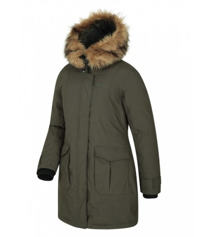 Aurora Womens Down Jacket Khaki $61.50 Jackets