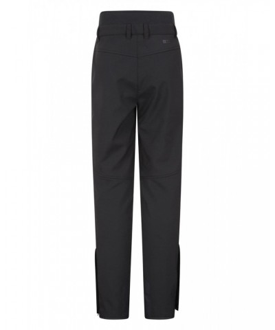 Avalanche Recco Womens High-Waisted Softshell Ski Pants Black $33.00 Pants