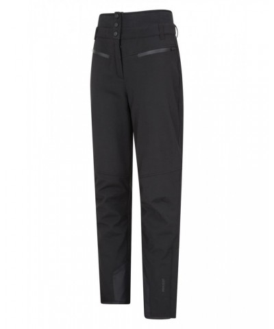 Avalanche Recco Womens High-Waisted Softshell Ski Pants Black $33.00 Pants