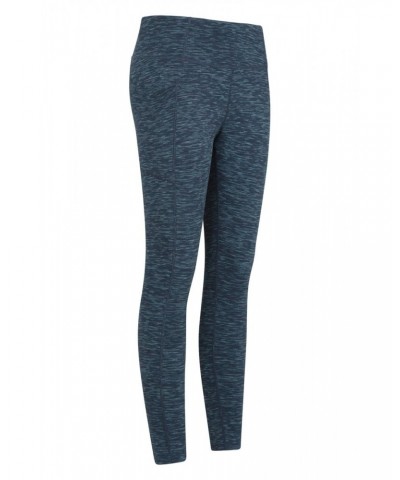 Breathe & Balance High-Waisted Womens Tights Navy $13.20 Active