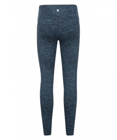 Breathe & Balance High-Waisted Womens Tights Navy $13.20 Active