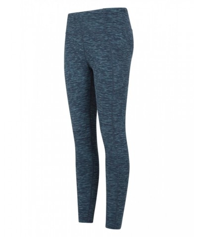 Breathe & Balance High-Waisted Womens Tights Navy $13.20 Active