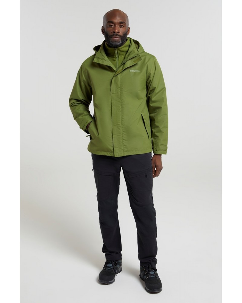 Fell II Mens 3 in 1 Jacket Green $39.19 Jackets