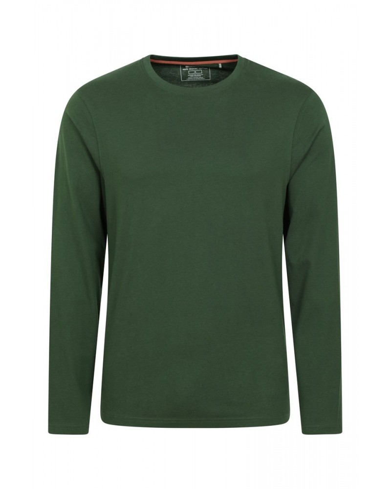 Eden Mens Organic T-Shirt Dark Green $13.74 Tops