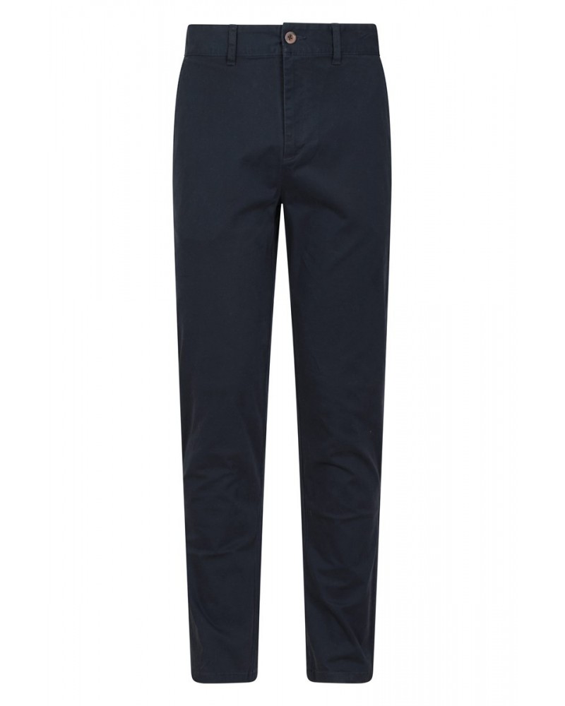 Woods Mens Organic Cotton Chino Pants Dark Blue $16.82 Pants