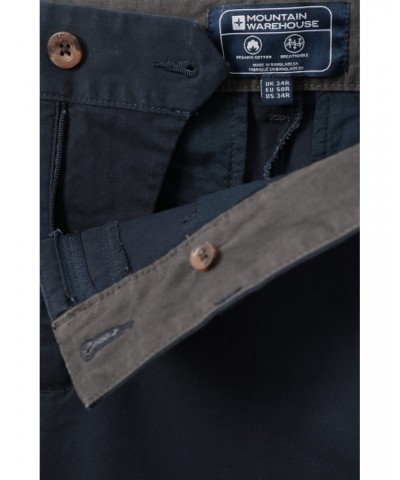 Woods Mens Organic Cotton Chino Pants Dark Blue $16.82 Pants