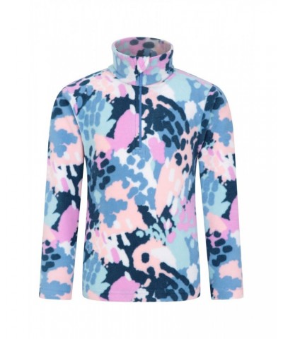 Endeavour Kids Printed Half-Zip Fleece Pale Pink $10.59 Fleece