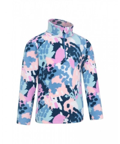 Endeavour Kids Printed Half-Zip Fleece Pale Pink $10.59 Fleece