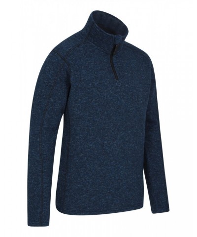 Idris Mens Half-Zip Fleece Navy $19.20 Fleece