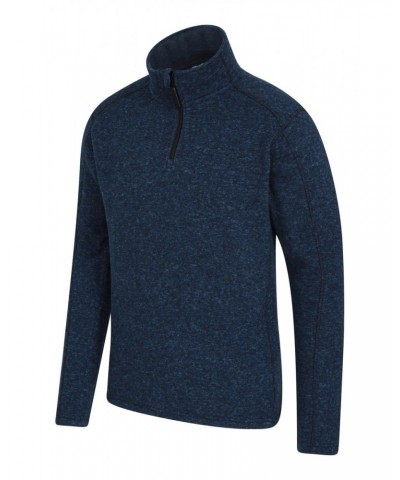 Idris Mens Half-Zip Fleece Navy $19.20 Fleece