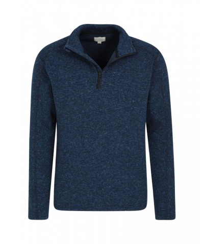 Idris Mens Half-Zip Fleece Navy $19.20 Fleece