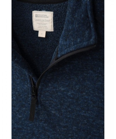 Idris Mens Half-Zip Fleece Navy $19.20 Fleece