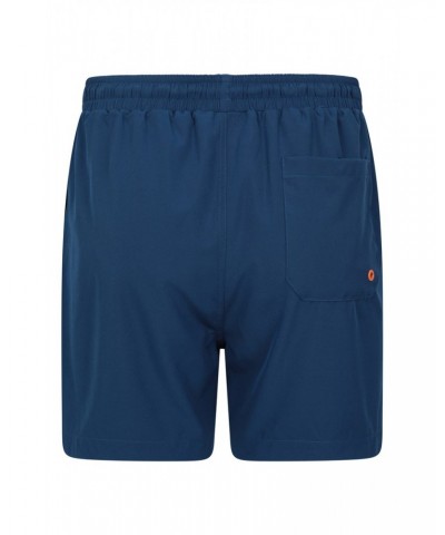 Atlantic Mens Recycled Swim Shorts Dark Blue $16.79 Active