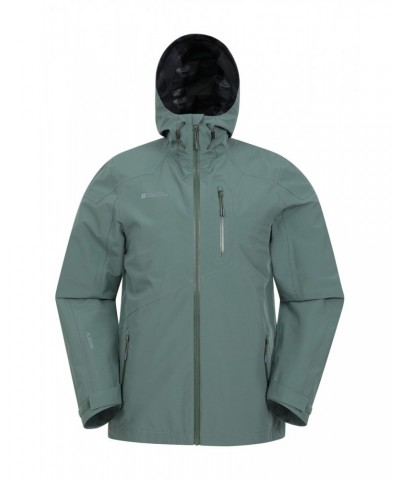 Bachill Mens 3 Layer Waterproof Jacket Dark Green $45.59 Jackets