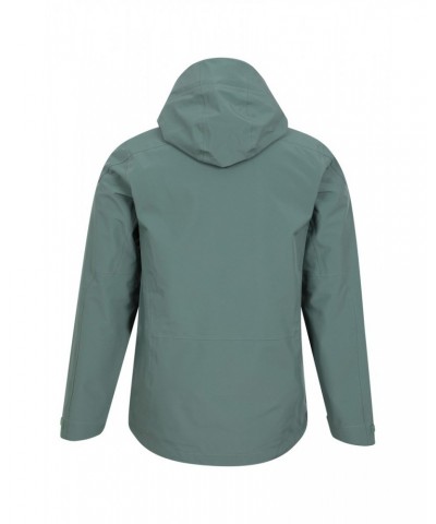 Bachill Mens 3 Layer Waterproof Jacket Dark Green $45.59 Jackets