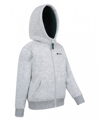 Nevis Fur Lined Kids Hoodie Medium Grey $15.75 Tops