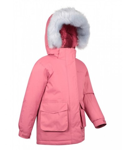 Ranger 3 Kids Waterproof Parka Jacket Pink $25.64 Jackets