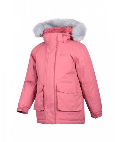 Ranger 3 Kids Waterproof Parka Jacket Pink $25.64 Jackets