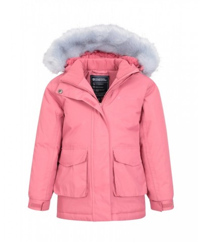 Ranger 3 Kids Waterproof Parka Jacket Pink $25.64 Jackets