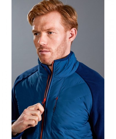 Ultra Endeavour Mens Insulated Fleece Jacket Blue $26.00 Fleece