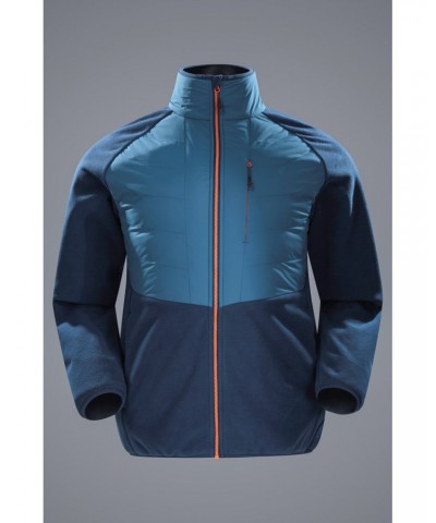 Ultra Endeavour Mens Insulated Fleece Jacket Blue $26.00 Fleece